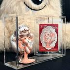 Rotating Acrylic Display Case for Blind Box Figures & Collector Cards