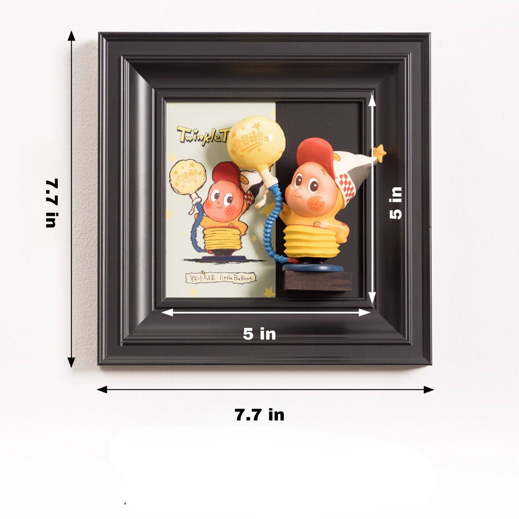 Shadow Box Display Frame for Collectible Figures & Art Toys