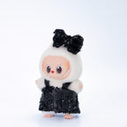 Fairy Sparkle Doll Outfit – Plush Dress with Sequin Bow