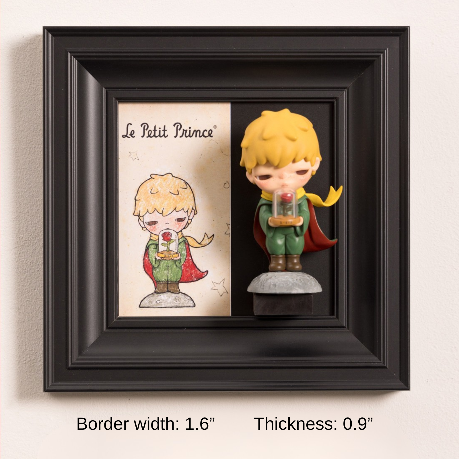 Shadow Box Display Frame for Collectible Figures & Art Toys