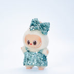 Fairy Sparkle Doll Outfit – Plush Dress with Sequin Bow