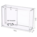 Rotating Acrylic Display Case for Blind Box Figures & Collector Cards