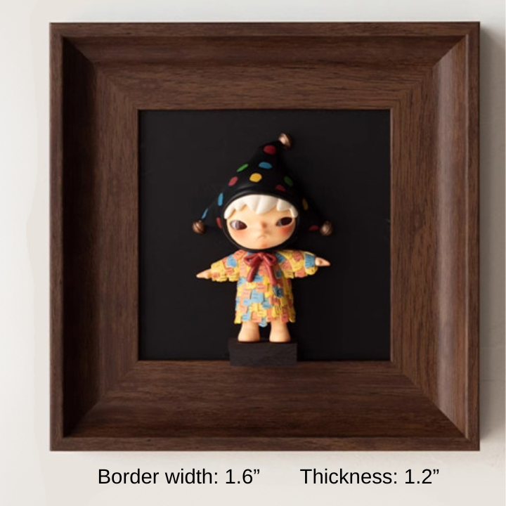 Shadow Box Display Frame for Collectible Figures & Art Toys