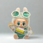 Doll Summer Swimwear Set with Inflatable Ring