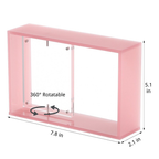 Rotating Acrylic Display Case for Blind Box Figures & Collector Cards