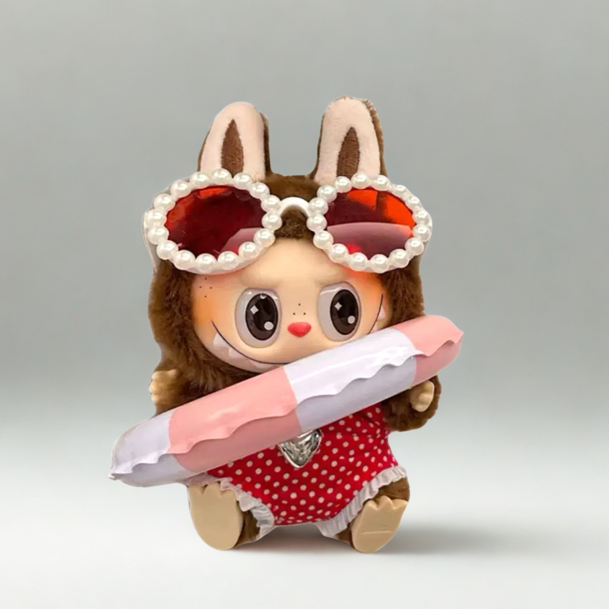 Doll Summer Swimwear Set with Inflatable Ring
